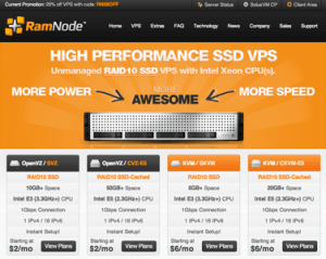 RamNode SSD KVM VPS Hosting